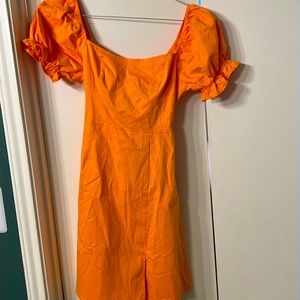 Puff sleeve summer dress